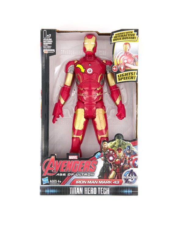 Avengers Age of Ultron Titan Hero Tech Iron Man Action Figure Red