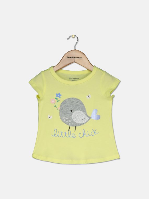 Baby Girls Spring-Print Cotton T-Shirt Sundrop