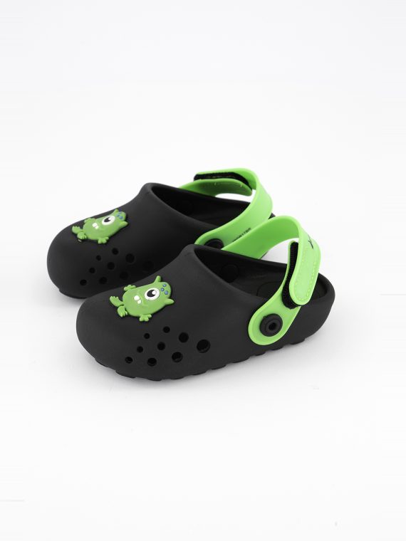Baby Lunar Sandals Black/Green