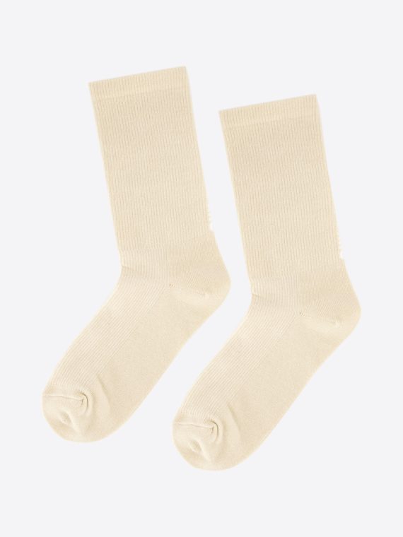 Girls Printed Socks Peach/White