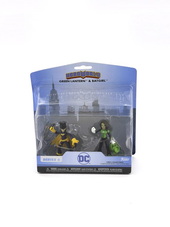 Heroworld Green Lantern & Batgirl Action Figures Black Combo