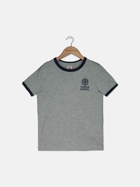 Kids Boys Logo-Print Shirt Vintage Grey Heather