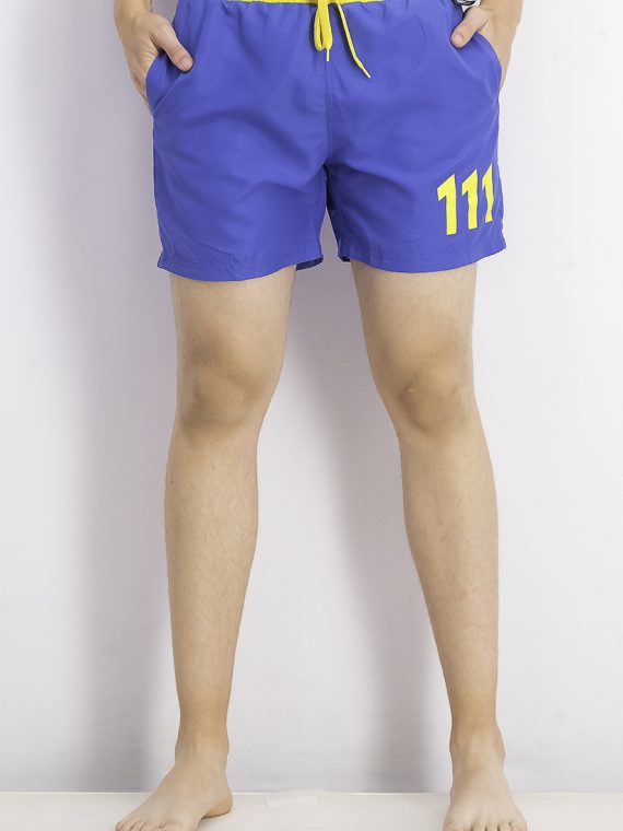 Mens Drawstring Vault Swim Shorts Blue/Yellow