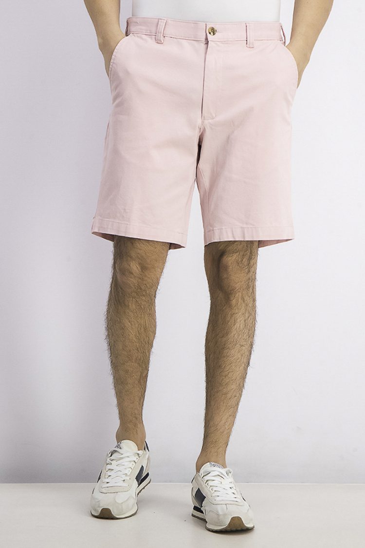 Mens Four Pocket Style 9 4-Way Stretch Shorts Chalky Rose