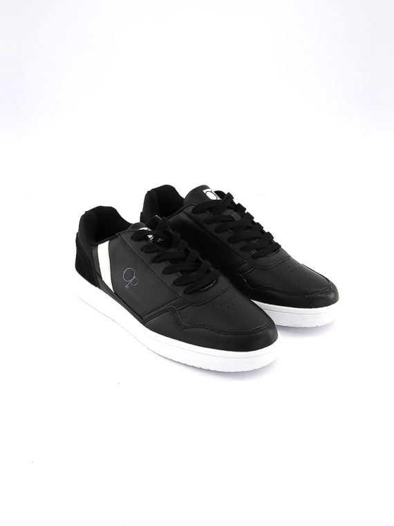 Mens Lace Up Casual Shoes Black