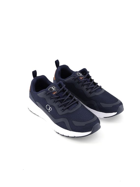Mens Lace Up Shoes Navy/Red