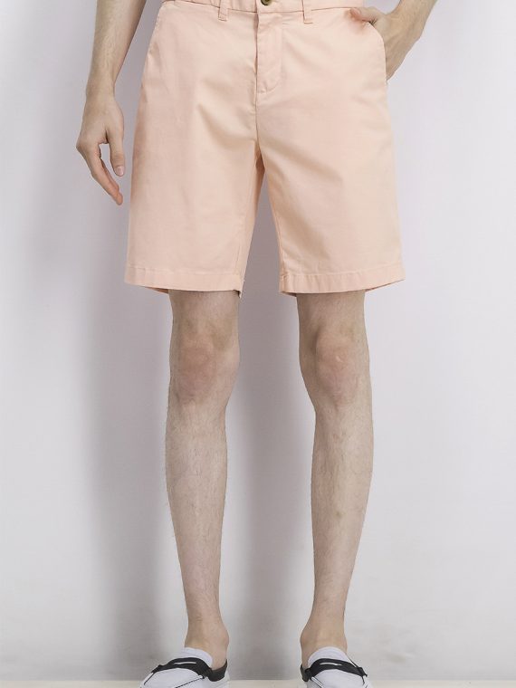 Mens Plain Casual Shorts Med Pink