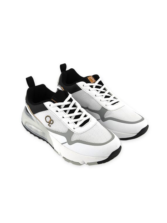 Mens Prime Running Shoes White/Grey/Black