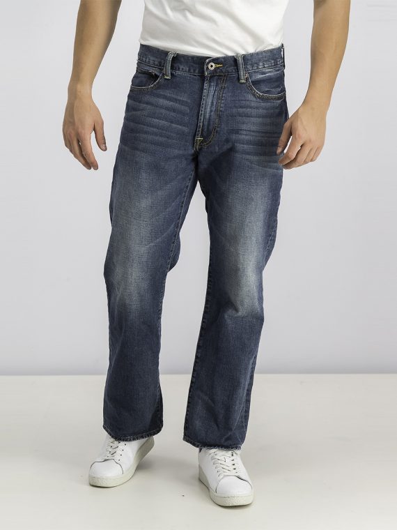Mens Relaxed Straight in Wilder Ranch Jeans Wash Blue