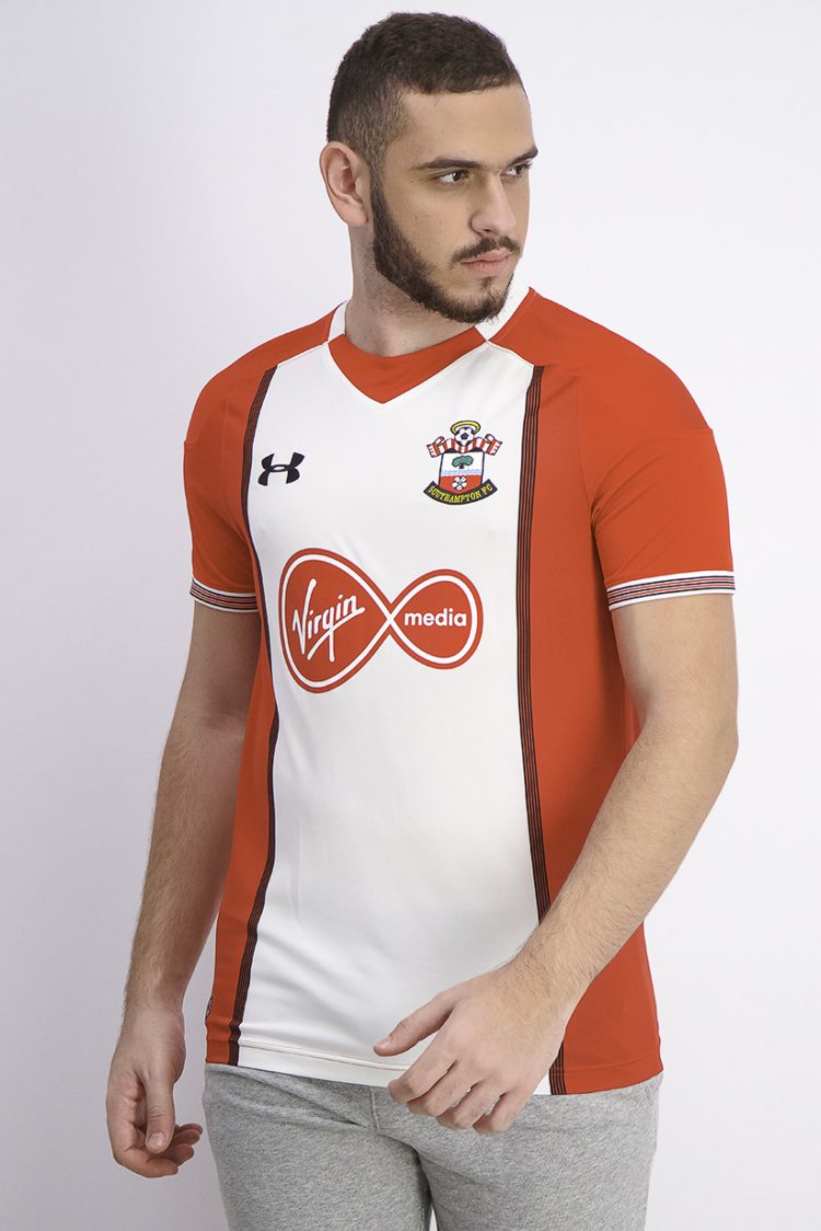 Mens Southampton Short Sleeves Jersey White/Red