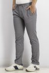 Mens Ultimate Built-In Flex Slim Chino Pants Grey