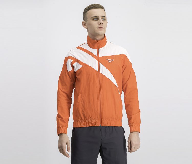 Mens Vector Track Top Jacket Can Red