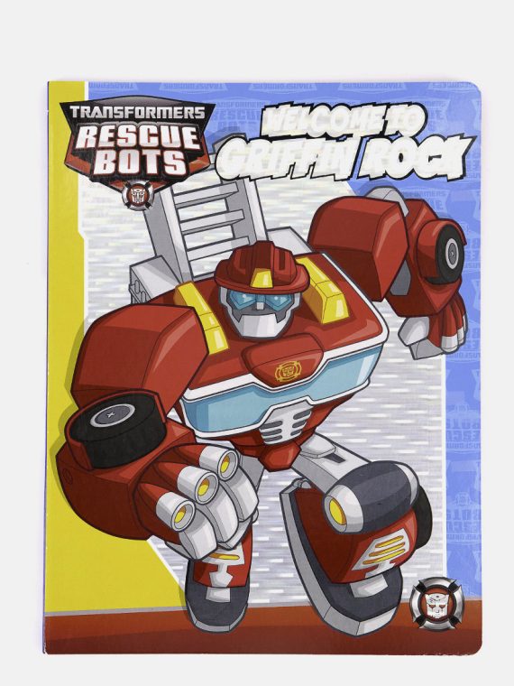Transformers Rescue Bots Board Book 23 H x 17.5 L x .5 W cm Red Combo
