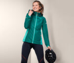 Womens Bicycle Rain Jacket Teal