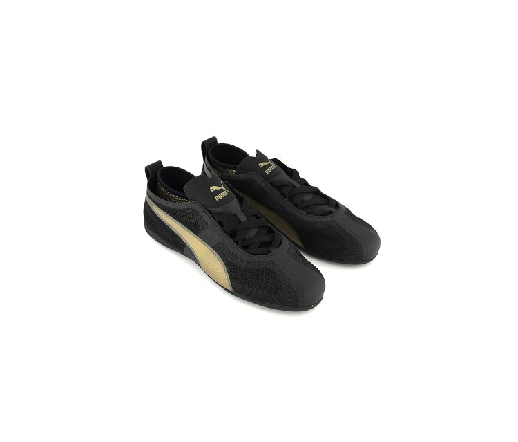 Womens Eskiva Low Evo Sneakers Shoes Black/Gold