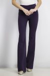 Womens Flared Trousers Purple