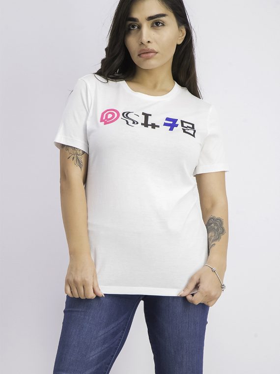 Womens Justsily Graphic T Shirt White
