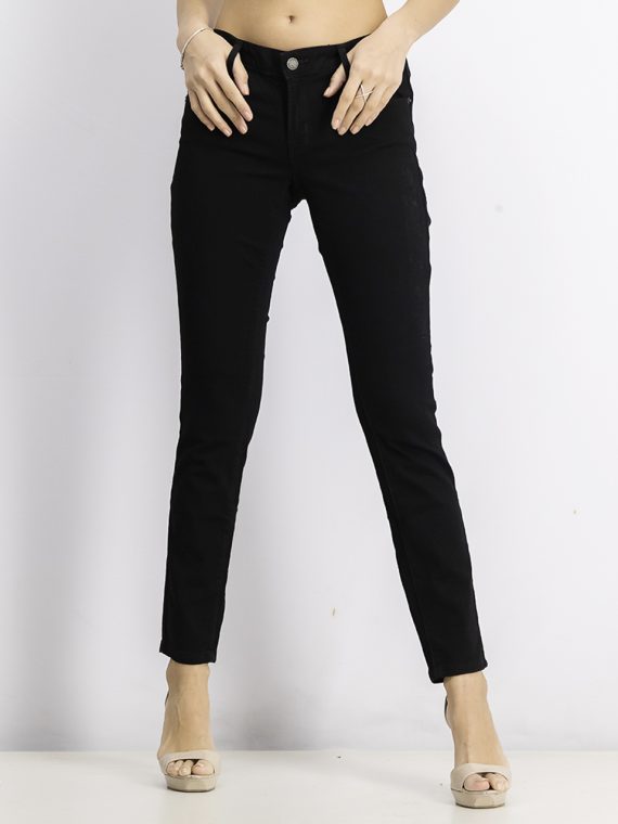 Womens Regular Standard Skinny Jeans Black