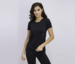 Womens Rush Run Heat Gear Short Sleeve T-shirt Black