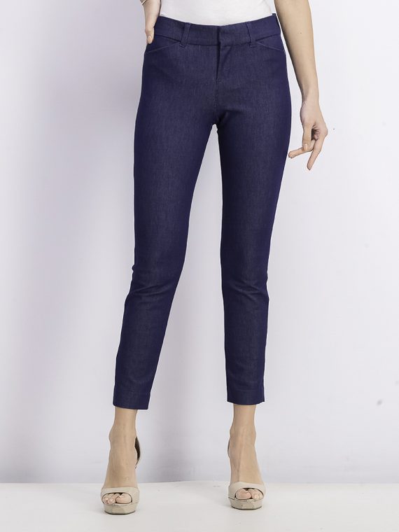 Womens Stretchable Front Pocket Pants Navy