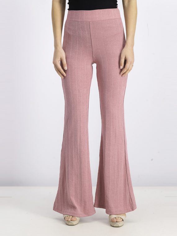 Womens Wide Leg Pull On Pants Pink