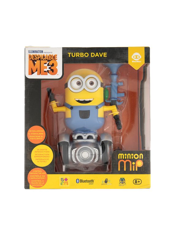 WowWee Minion MiP Turbo Dave Fun Balancing Robot Toy Yellow Combo