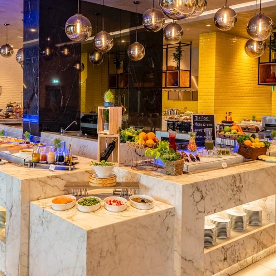 Seafood Night Buffet At Al Khan At 5* Pullman Sharjah FISH RESTAURANT Shop Online at Special Price from Saudi Mega Deals