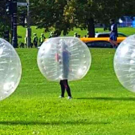Bounce, Roll & Score: Bubble Soccer Game Experience For One Or Two LEISURE SPORTS Shop Online at Special Price from Saudi Mega Deals