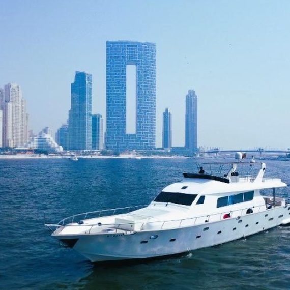 Buy Enjoy 105-Feet Luxury Yacht – 1, 2, 3, Or 4 Hours For Up To 50 Pax Mega Deals Now at Special Price in SaudiMegaDeals.com Enjoy 105-Feet Luxury Yacht – 1, 2, 3, Or 4 Hours For Up To 50 Pax WATER SPORTS Shop Online at Special Price from Saudi Mega Deals