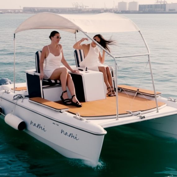 Buy Explore 15 Or 30-Minute Luxury E-Catamaran Tour For 2 Or 4 People Mega Deals Now at Special Price in SaudiMegaDeals.com Explore 15 Or 30-Minute Luxury E-Catamaran Tour For 2 Or 4 People WATER SPORTS Shop Online at Special Price from Saudi Mega Deals