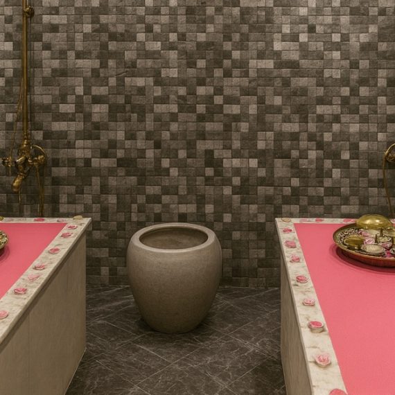 45 Min Classic Moroccan Bath W Body Scrub, Hair Wash, Blowdry & More STEAM BATH Shop Online at Special Price from Saudi Mega Deals