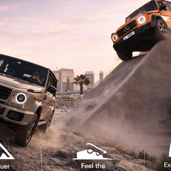 Mercedes-benz G-class Luxury Track Experience In Dubai Cosmetics Shop Online at Special Price from Saudi Mega Deals