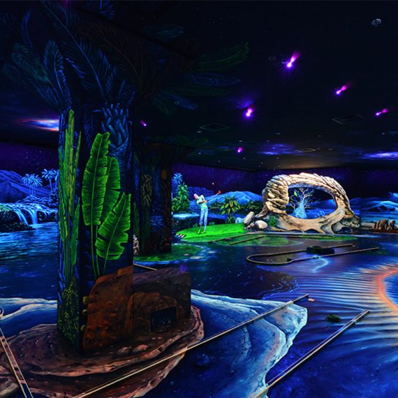 3D Blacklight Minigolf Tickets – Indoor Attractions Activities & Sightseeing Shop Online at Special Price from Saudi Mega Deals