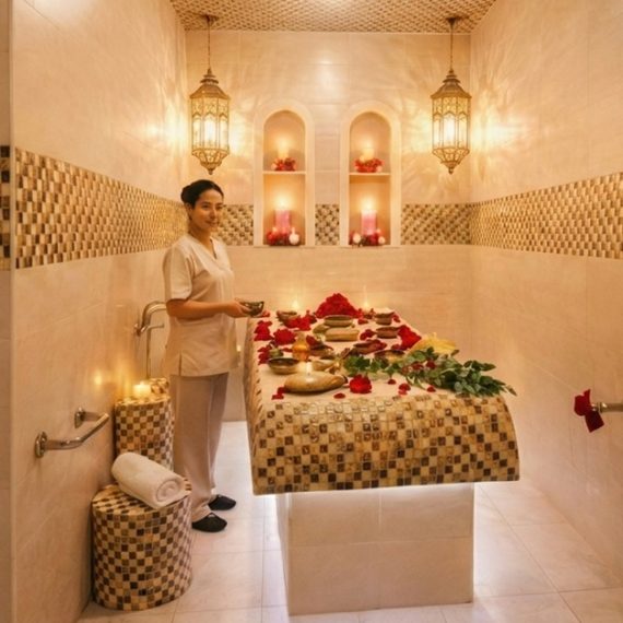 60min Classic Moroccan Bath W Optional Herbs Or Premium Moroccan Bath STEAM BATH Shop Online at Special Price from Saudi Mega Deals
