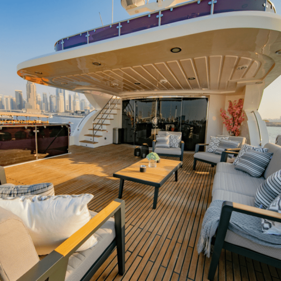 Dubai Harbour Superyacht Experience with Live station & Drinks – Boat Tours and Cruises Activities & Sightseeing Shop Online at Special Price from Saudi Mega Deals