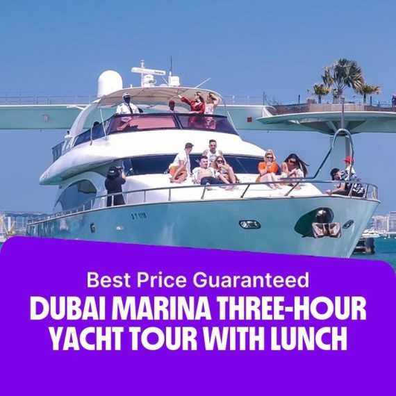Dubai Marina Three-hour Yacht Tour with Lunch – Boat Tours and Cruises Activities & Sightseeing Shop Online at Special Price from Saudi Mega Deals