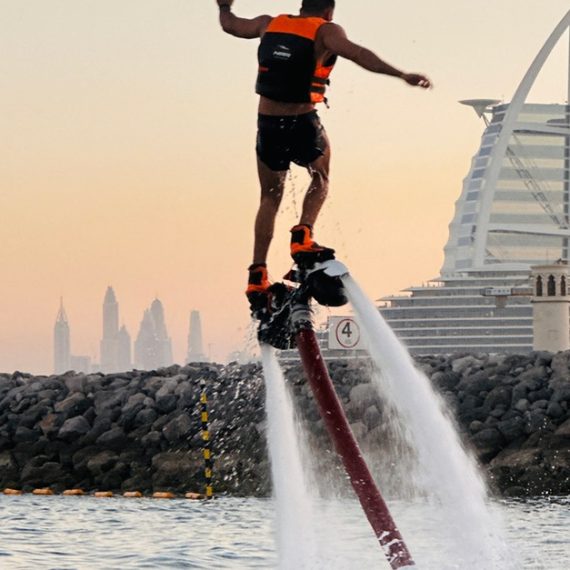 Experience 30-minute Flyboard Weekdays Or Weekend (burj Al Arab View) WATER SPORTS Shop Online at Special Price from Saudi Mega Deals