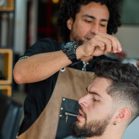 Men’s Haircut & Shave, With Facial Or Reflexology Options HAIRDRESSER Shop Online at Special Price from Saudi Mega Deals