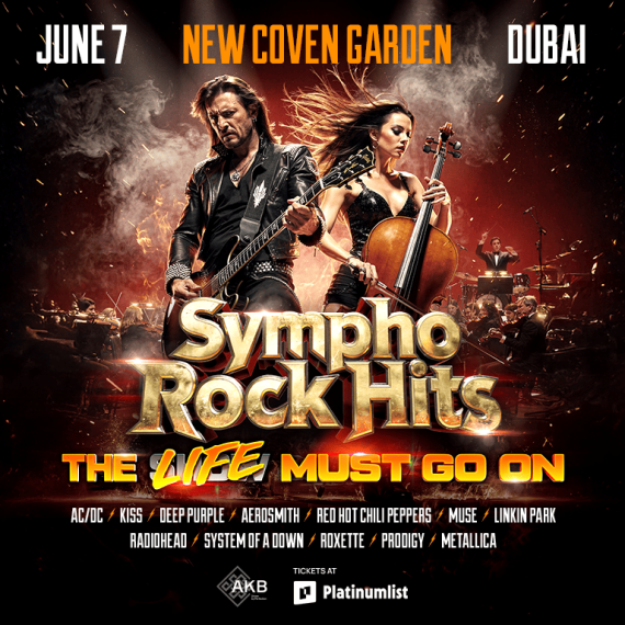 Sympho Rock Hits – The Life Must Go On in Dubai – Concerts Activities & Sightseeing Shop Online at Special Price from Saudi Mega Deals