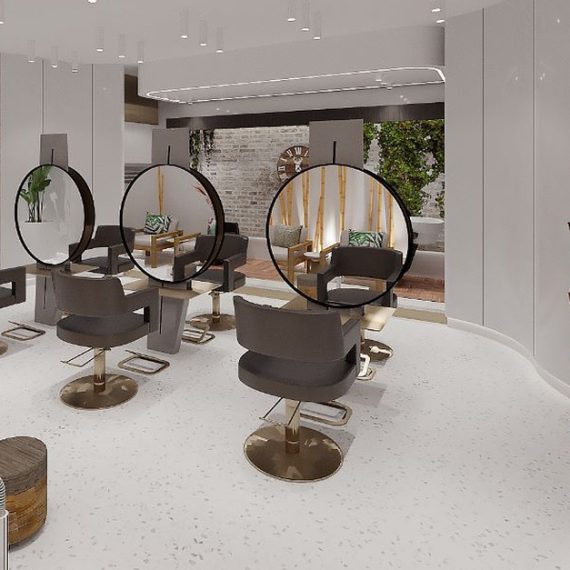Complete Hair Transformation: Hair Cut, Color, Hot Oil Or Threading HAIRDRESSER Shop Online at Special Price from Saudi Mega Deals