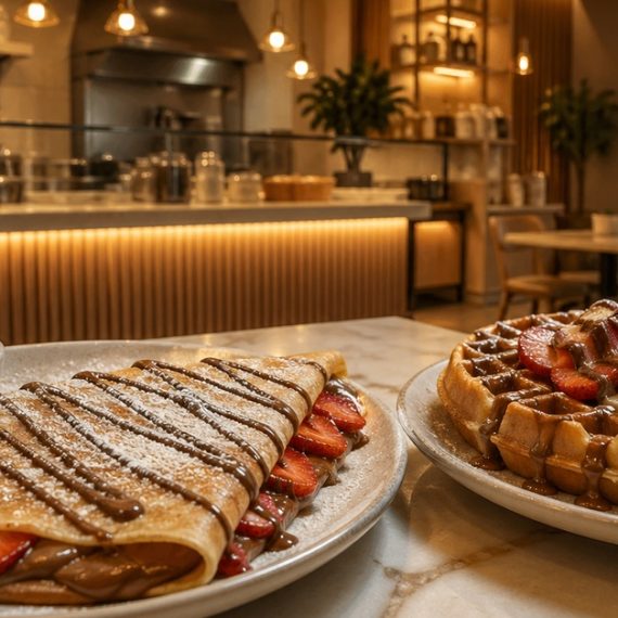 Crêpes Waffles Pancakes And Dessert Bowl Treats Cosmetics Shop Online at Special Price from Saudi Mega Deals