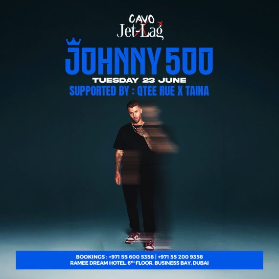 Jet-Lag Presents Johnny 500 in Dubai – Nightlife Activities & Sightseeing Shop Online at Special Price from Saudi Mega Deals
